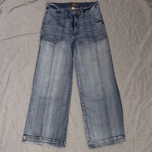 Kut from the Kloth Blue Meg Wide Leg Jeans